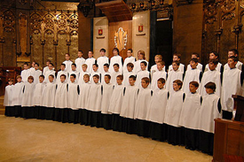"La Escolanía" del Monasterio de Montserrat "La Escolanía" del Monasterio de Montserrat