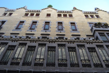 Façade of the Palau Güell palace