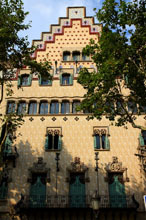 Façade of the Casa Amatller house by Josep Puig i Cadafalch