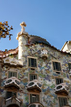 Casa Batlló di Gaudí - facciata