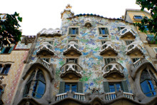 Fachada de la Casa Batlló de Gaudí Fachada de la Casa Batlló de Gaudí