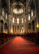 The Church of Santa María del Mar - interior